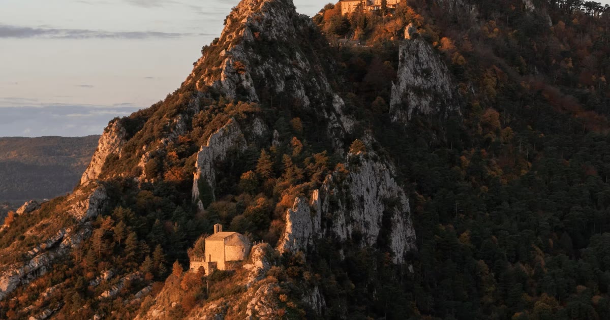 Cronoescalada a Queralt amb vistes sobre Berga i el Berguedà